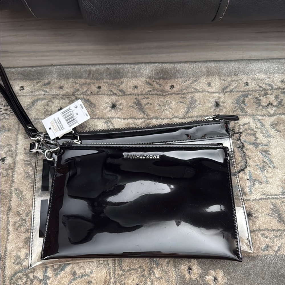 Michael Kors Black Clutch Elegant and Compact